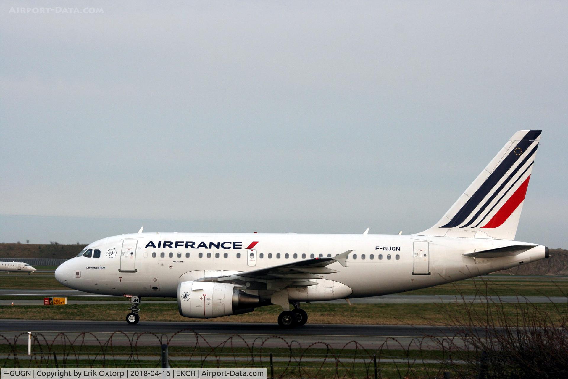 F-GUGN, 2006 Airbus A318-111 C/N 2918, F-GUGN landed rw 04L