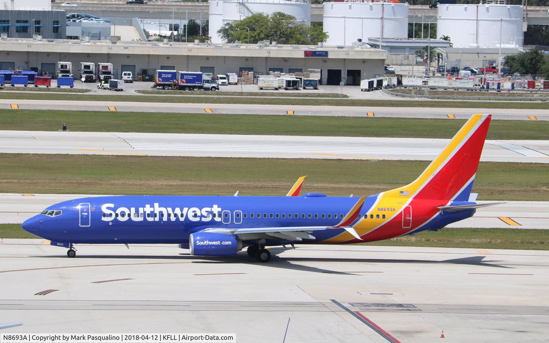 N8693A, 2016 Boeing 737-8H4 C/N 36921, Boeing 737-800