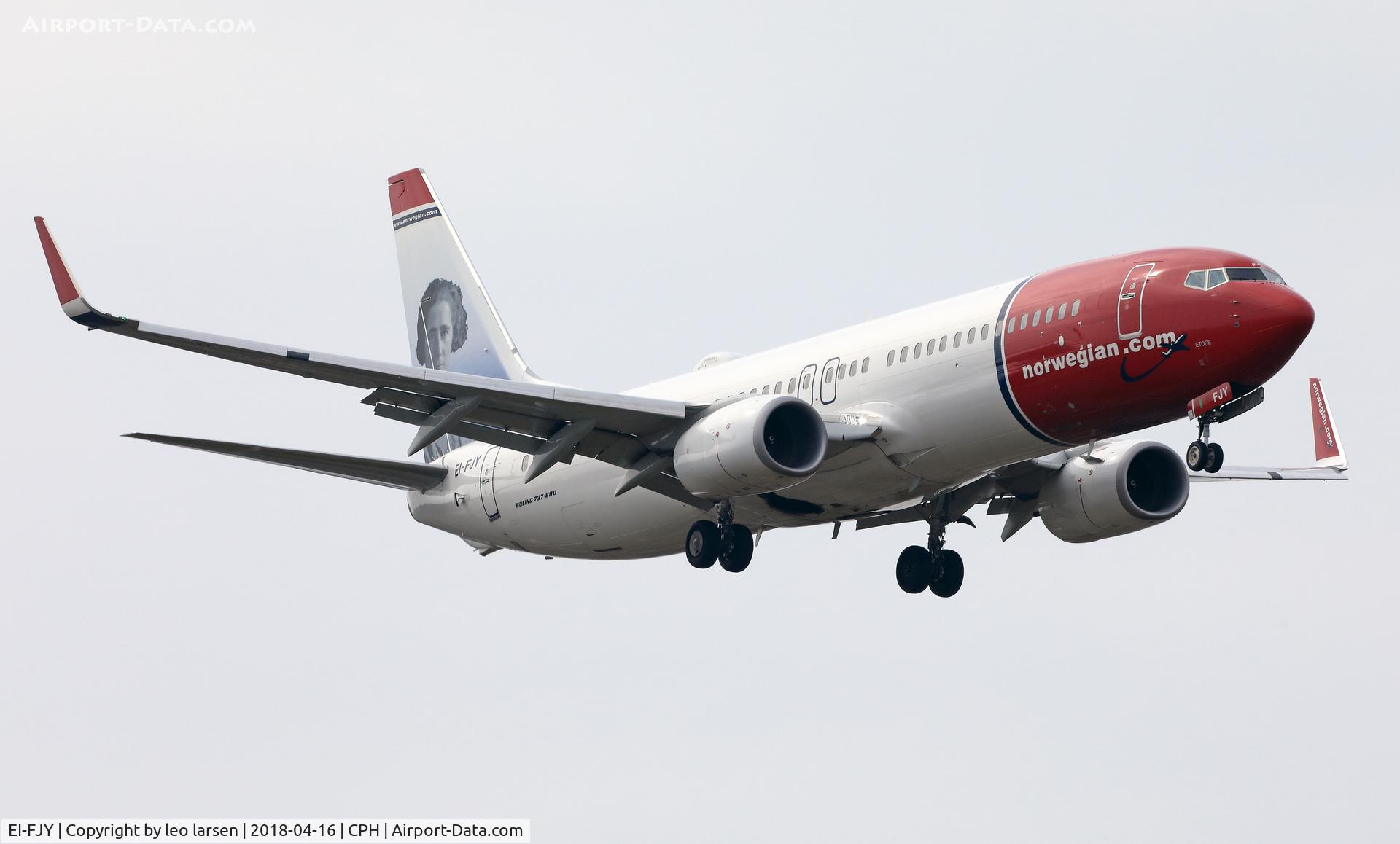 EI-FJY, 2016 Boeing 737-8JP C/N 42272, Copenhagen 16.4.2018