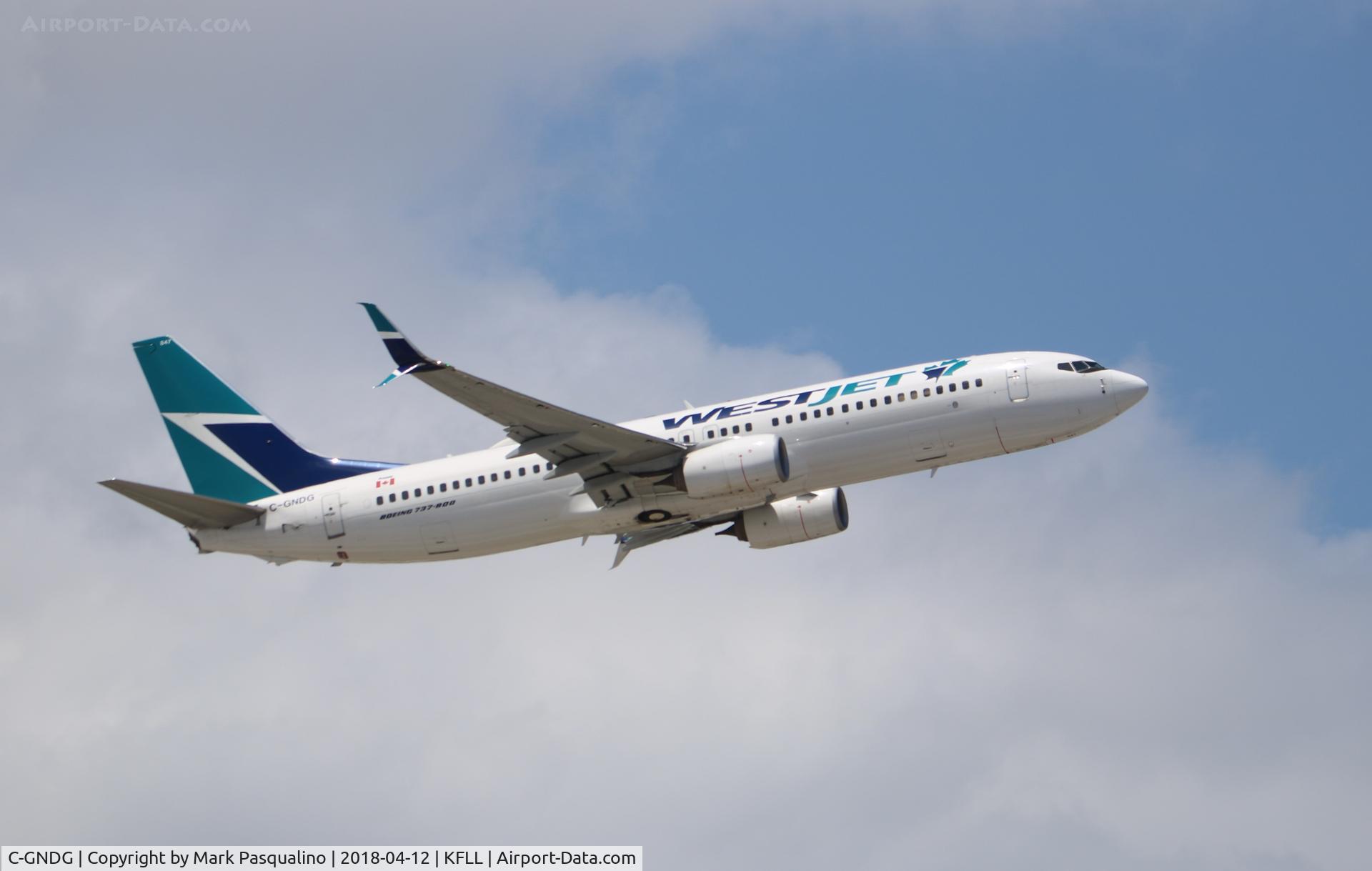 C-GNDG, 2015 Boeing 737-8CT C/N 40337, Boeing 737-800