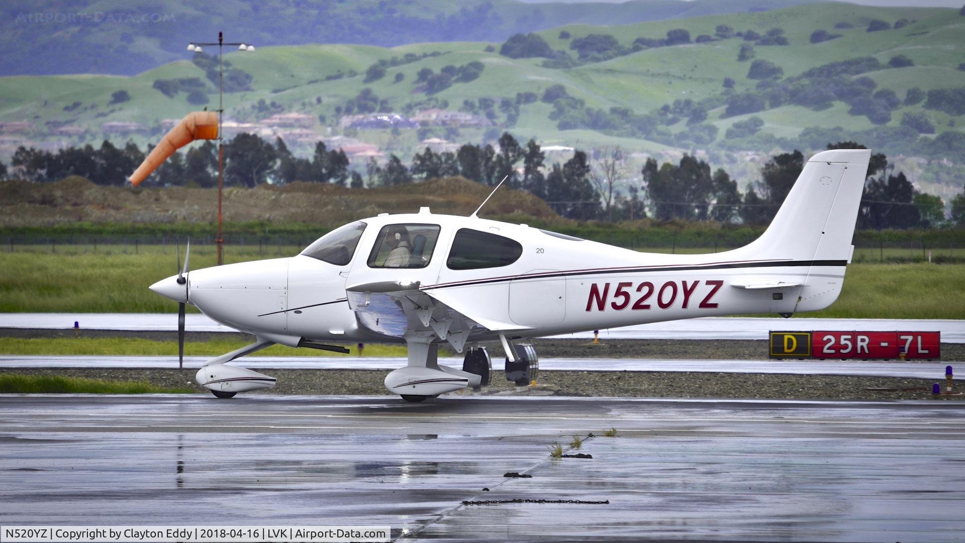 N520YZ, 2015 Cirrus SR20 C/N 2279, Livermore Airport California 2018.