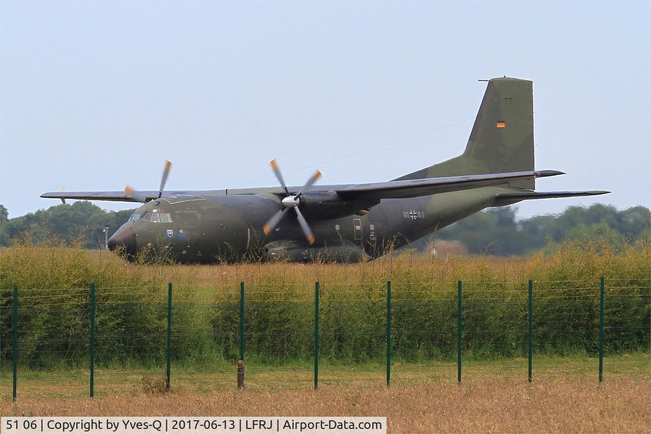 51 06, 1971 Transall C-160D C/N D-143, Transall C-160D, Taxiing to holding point rwy 08, Landivisiau Naval Air Base (LFRJ) Tiger Meet 2017