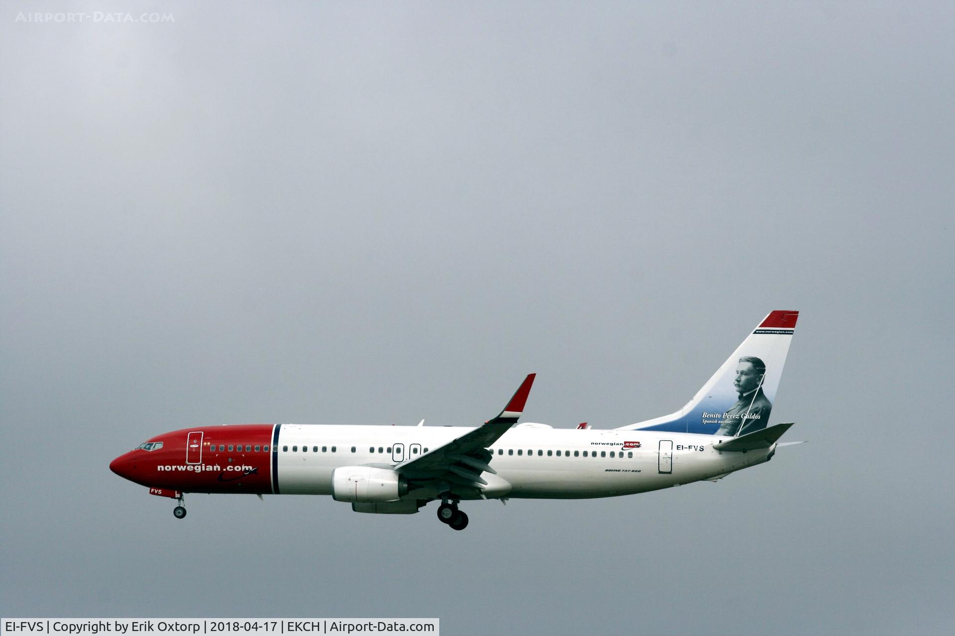 EI-FVS, 2017 Boeing 737-800 C/N 42087, EI-FVS landing rw 22L