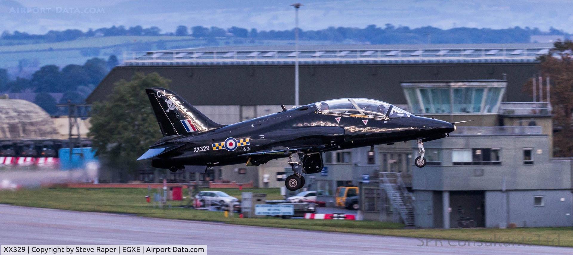 XX329, 1980 Hawker Siddeley Hawk T.1A C/N 174/312153, RAF Leeming