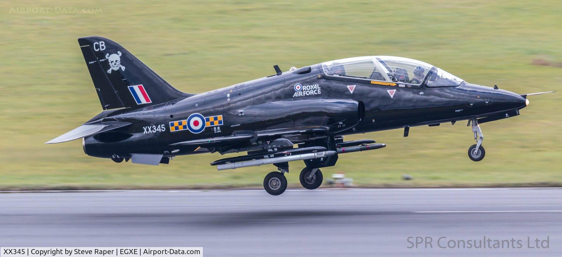 XX345, 1981 Hawker Siddeley Hawk T.1A C/N 194/312169, RAF Leeming