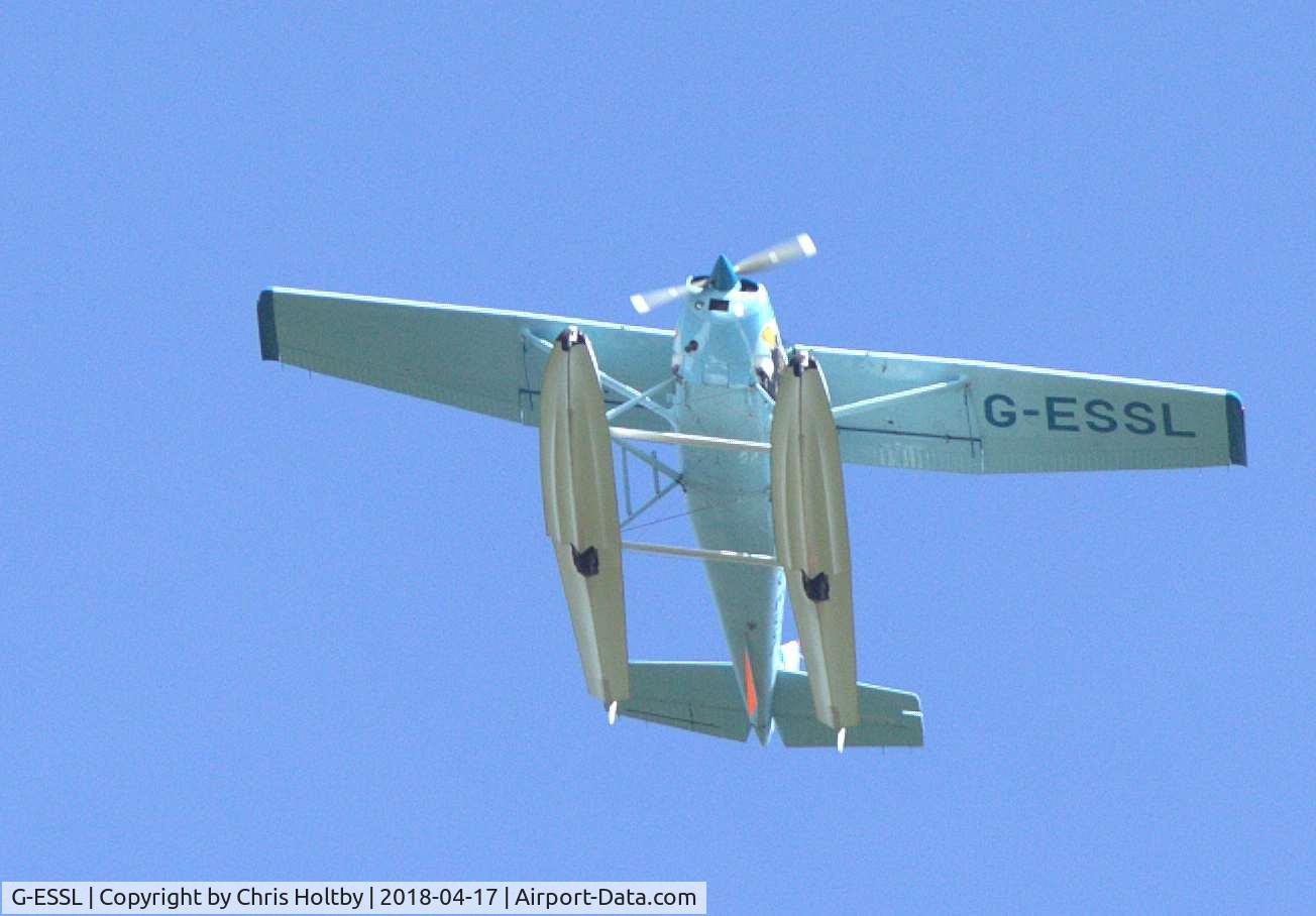 G-ESSL, 1981 Cessna 182R Skylane C/N 182-67947, Nice surprise over my house in Potters Bar