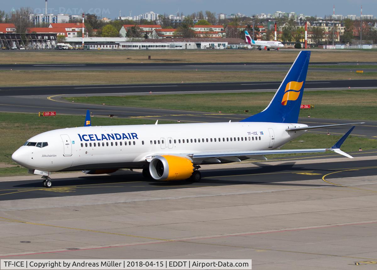 TF-ICE, 2018 Boeing 737-8 MAX C/N 44353, Brand new 737-8 Max of Icelandair.