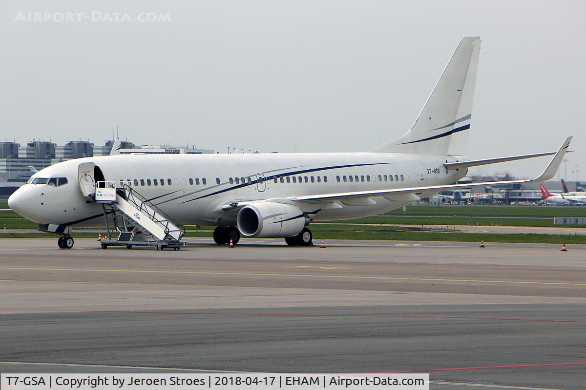 T7-GSA, 2009 Boeing 737-8JM C/N 37663, EHAM