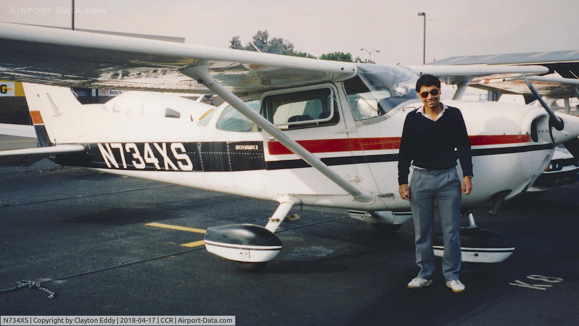N734XS, 1977 Cessna 172N C/N 17269202, Buchanan Field Concord California 1993.