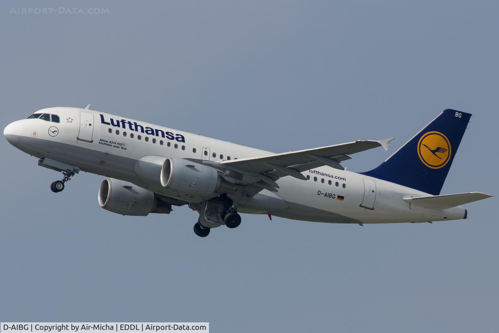 D-AIBG, 2011 Airbus A319-112 C/N 4841, Lufthansa