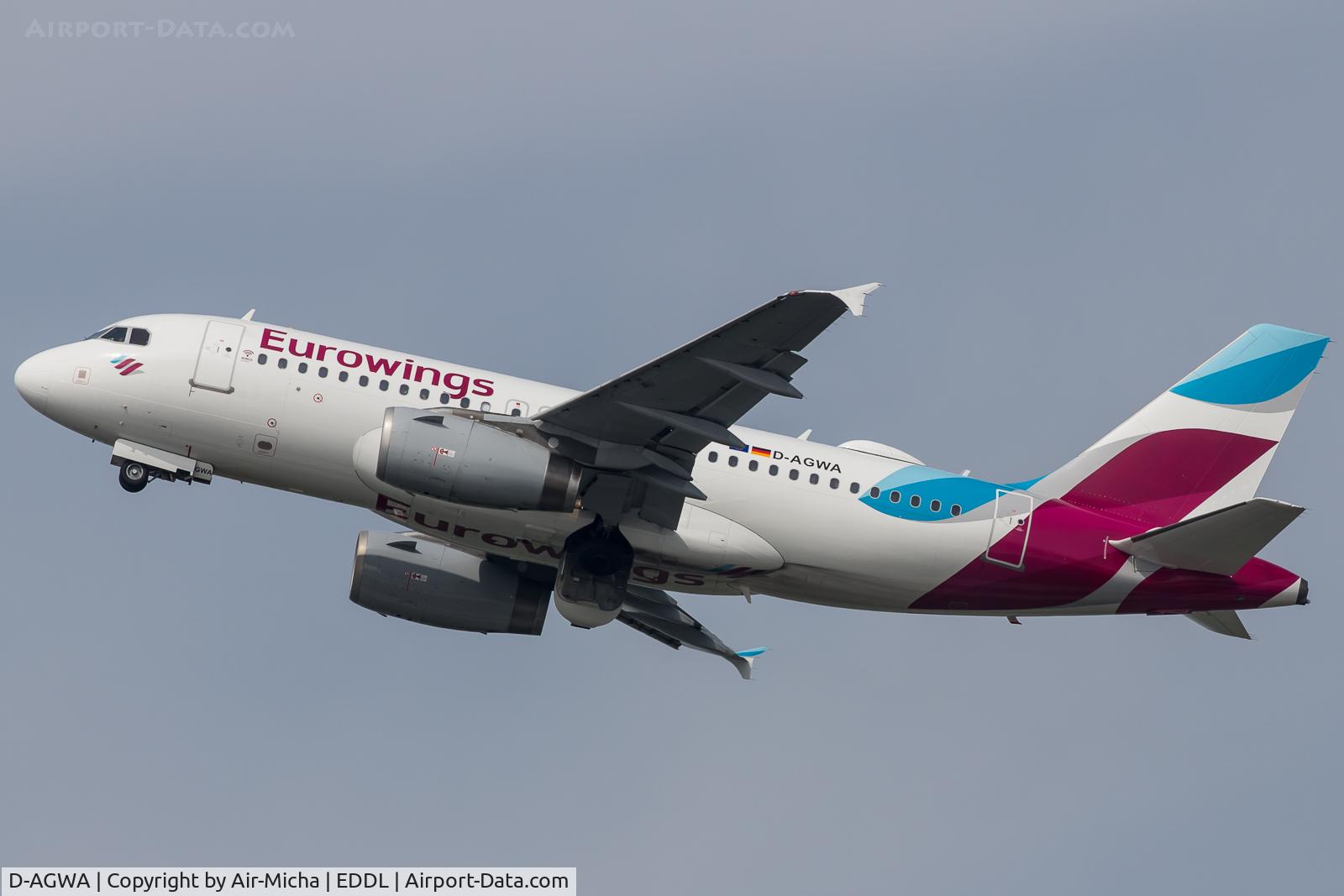 D-AGWA, 2006 Airbus A319-132 C/N 2813, Eurowings
