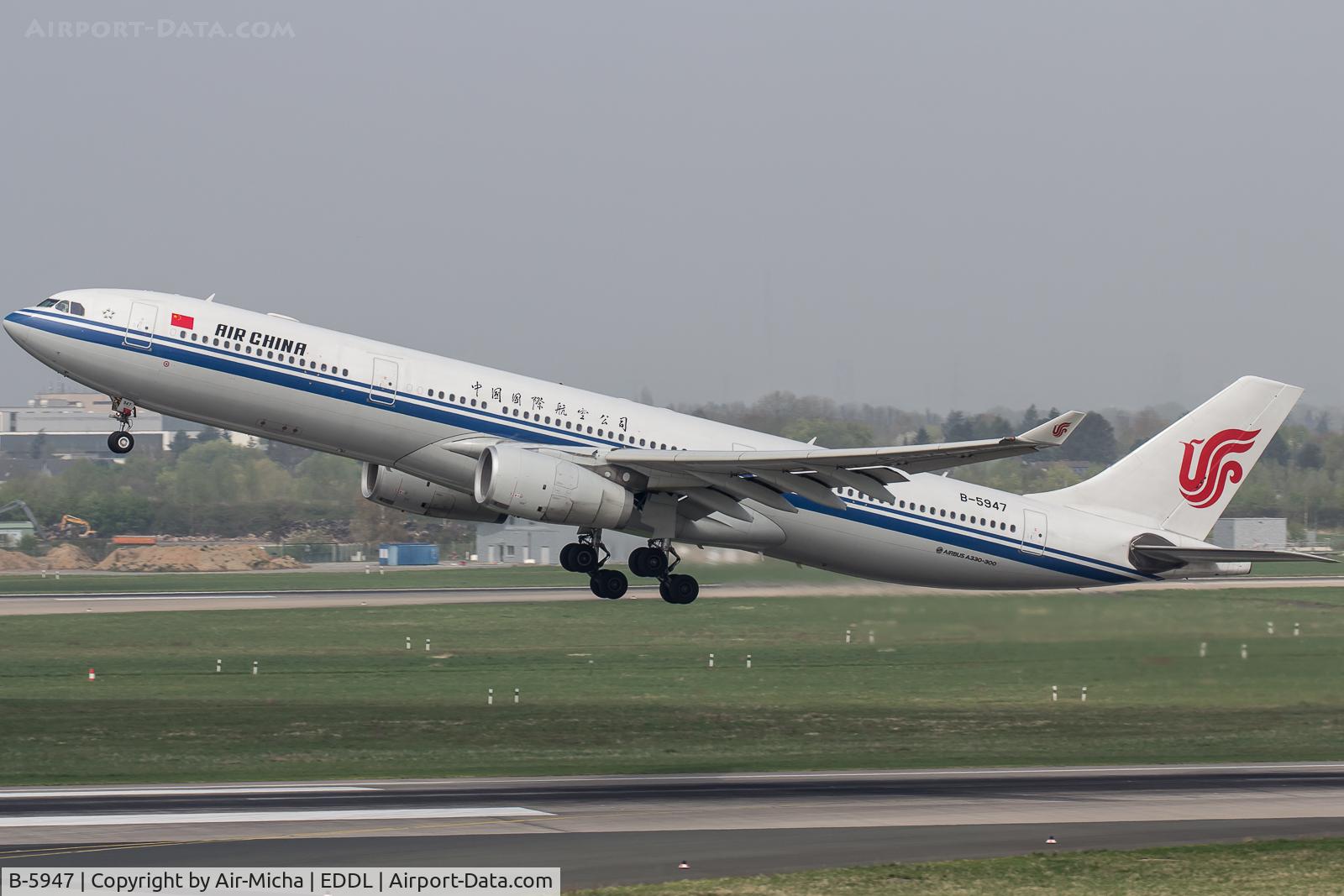 B-5947, 2014 Airbus A330-343 C/N 1538, Air China