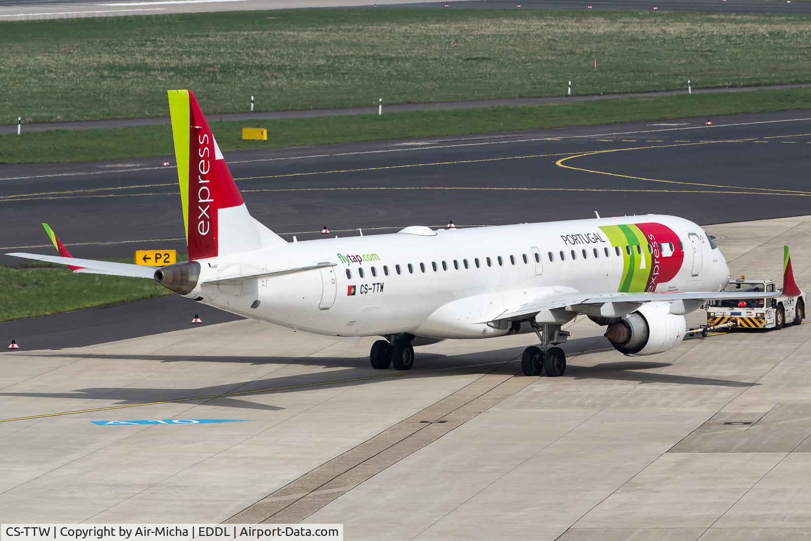 CS-TTW, 2010 Embraer 195LR (ERJ-190-200LR) C/N 19000407, TAP Express