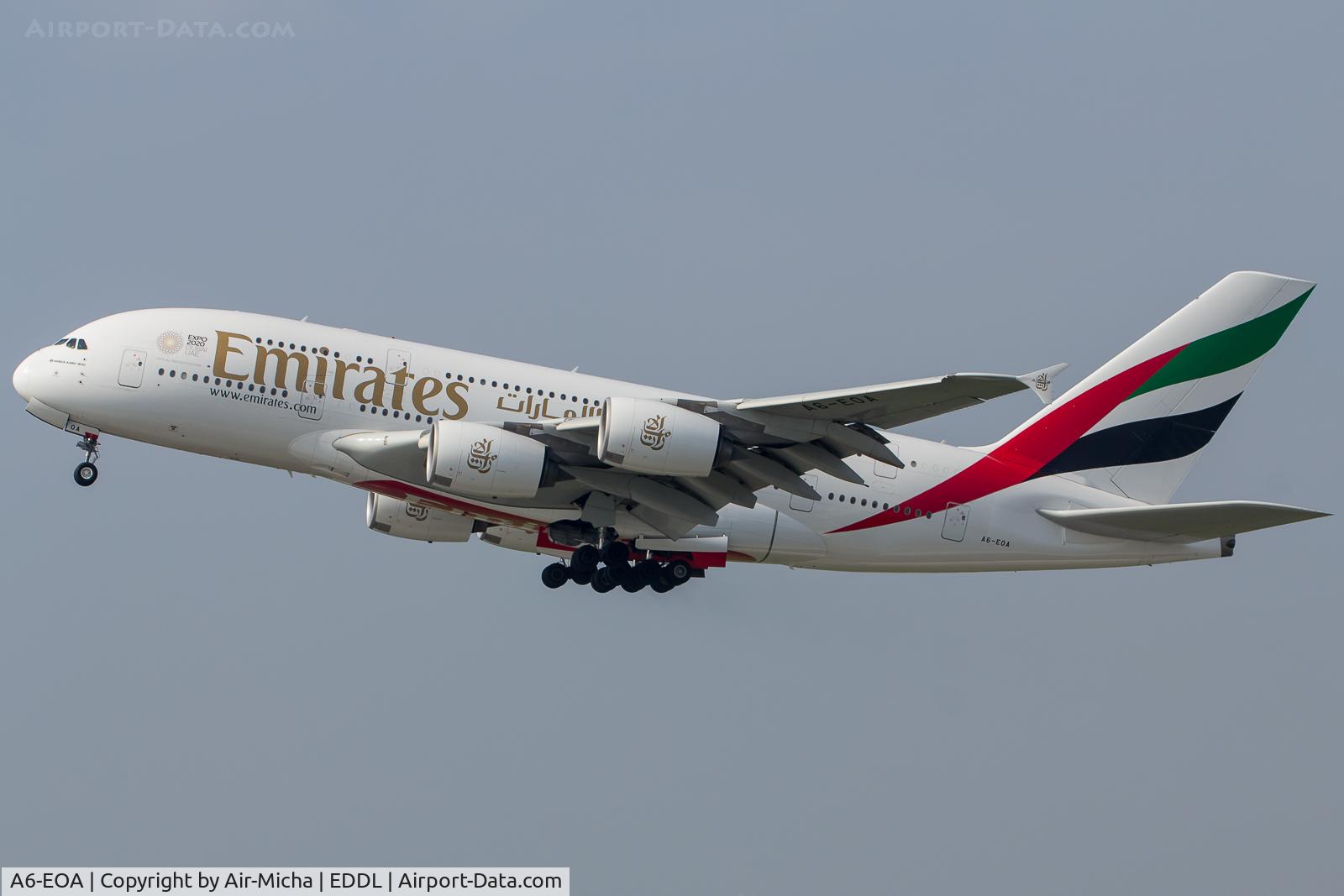 A6-EOA, 2014 Airbus A380-861 C/N 159, Emirates