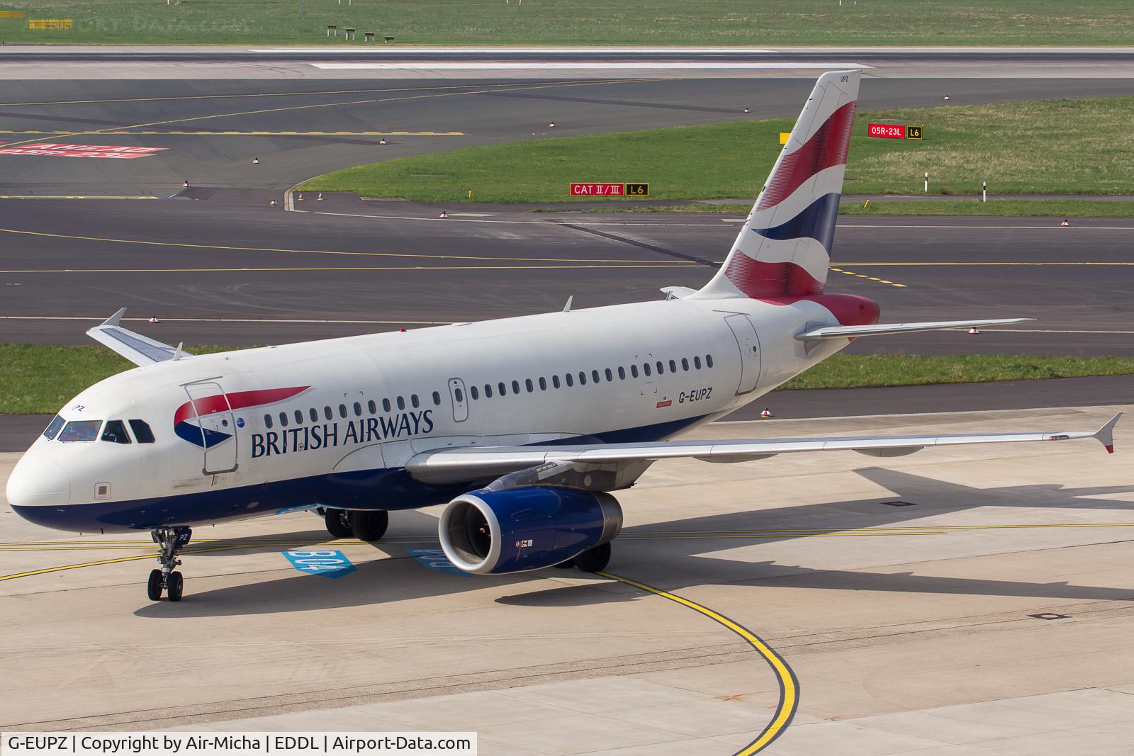 G-EUPZ, 2001 Airbus A319-131 C/N 1510, British Airways