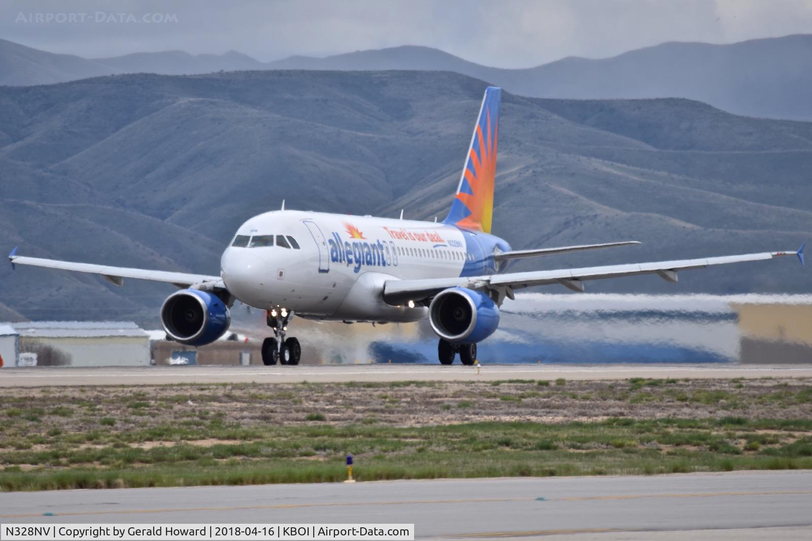 N328NV, 2006 Airbus A319-112 C/N 2821, Take off run on RWY 28L.