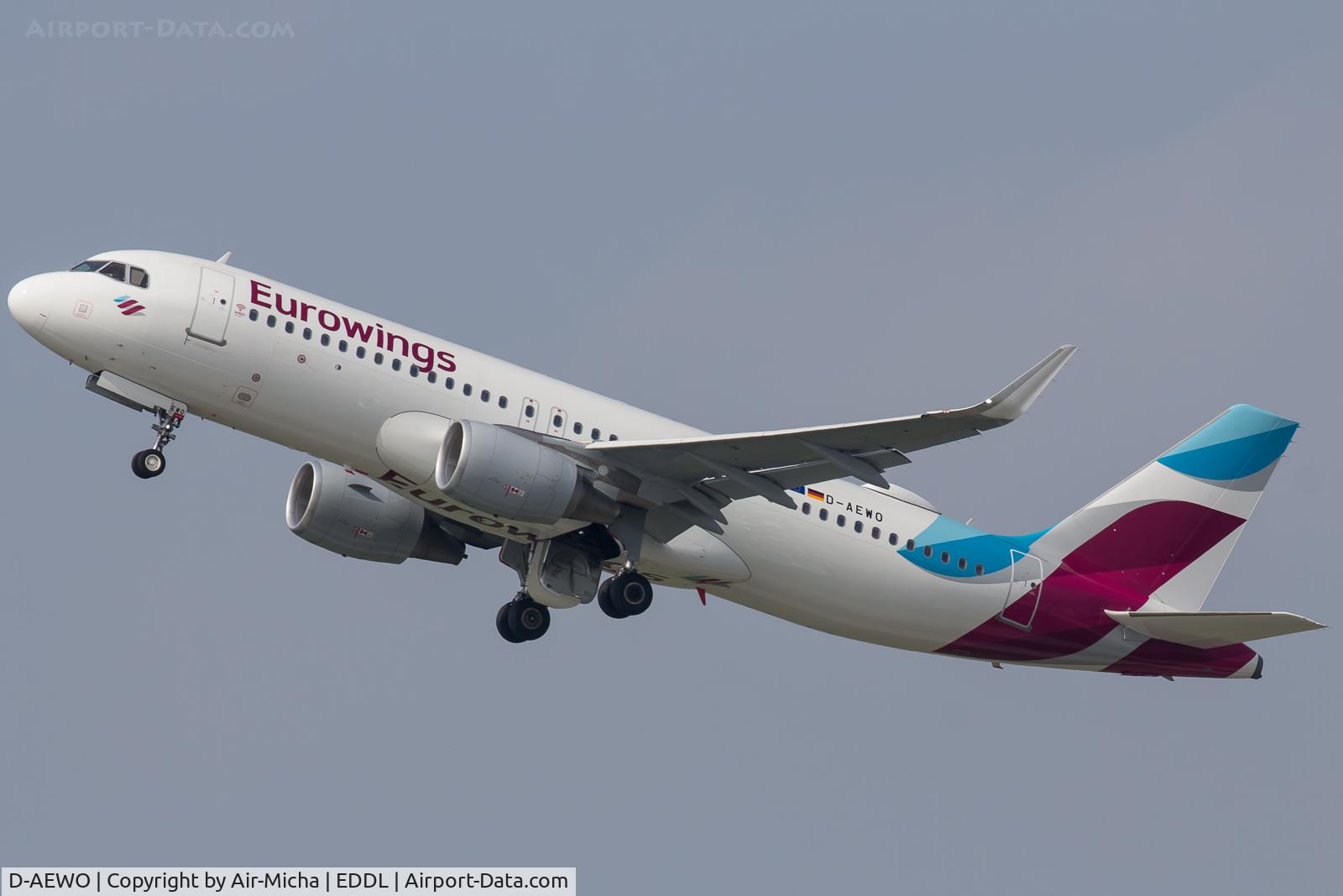 D-AEWO, 2016 Airbus A320-214 C/N 7394, Eurowings