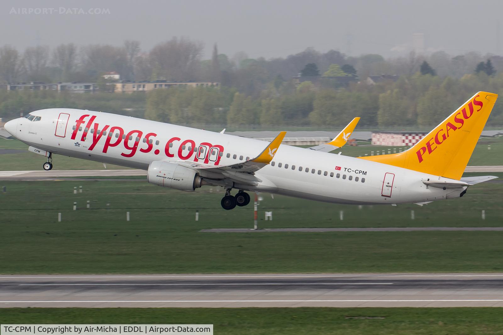 TC-CPM, 2014 Boeing 737-82R C/N 40012, Pegasus Airlines
