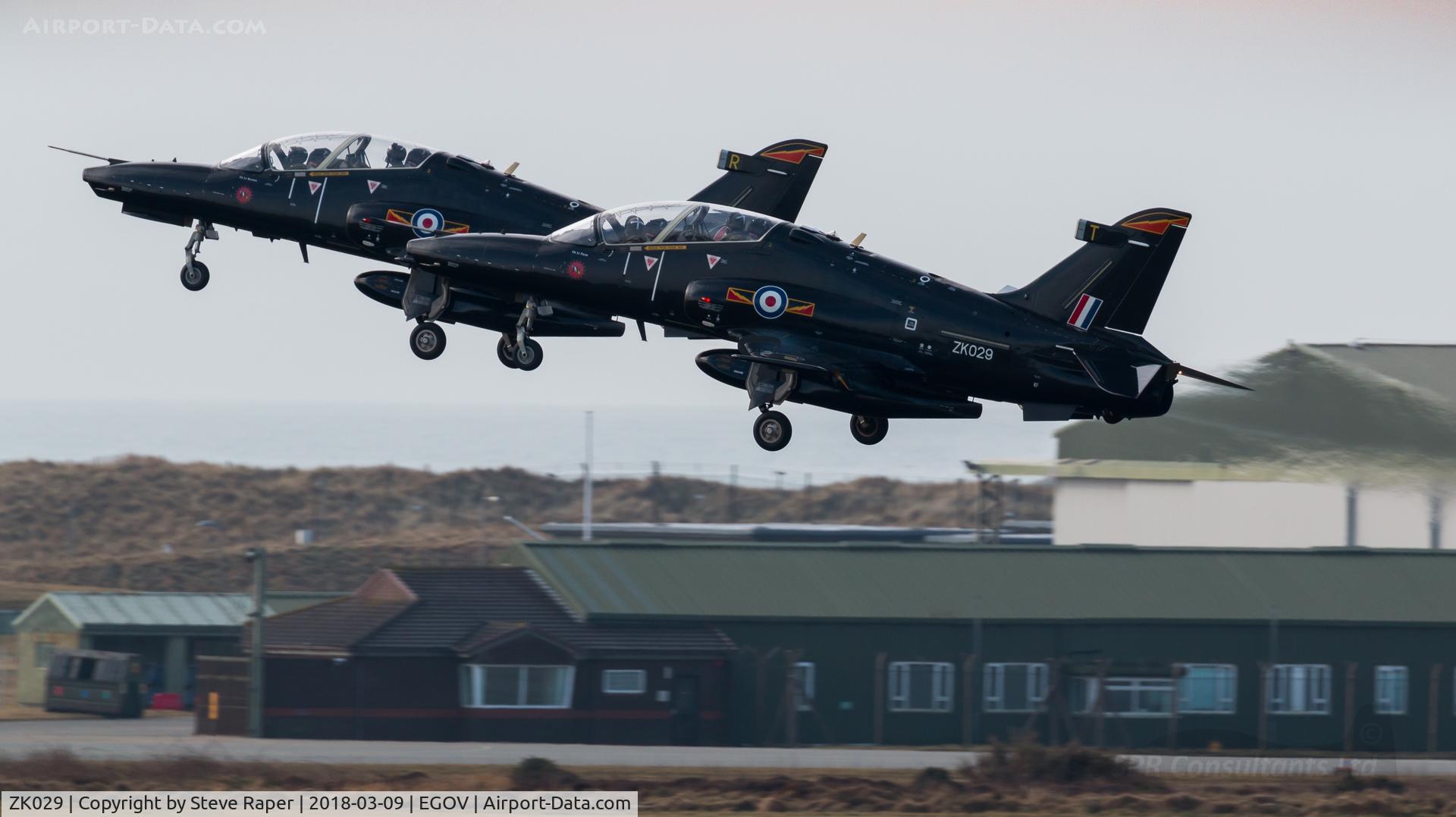 ZK029, 2009 British Aerospace Hawk T2 C/N RT020/1258, With ZK027 