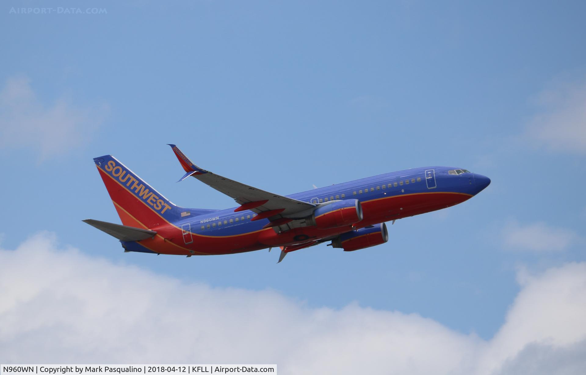 N960WN, 2011 Boeing 737-7H4 C/N 36675, Boeing 737-700