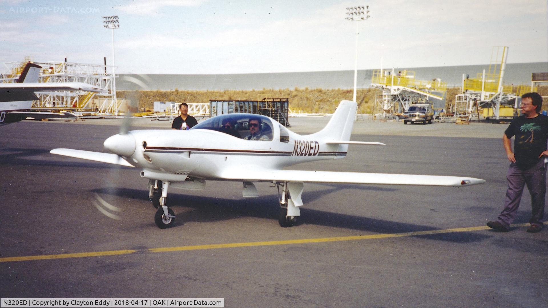 N320ED, 1994 Lancair 320 C/N 1288, Oakland Airport California 1990's