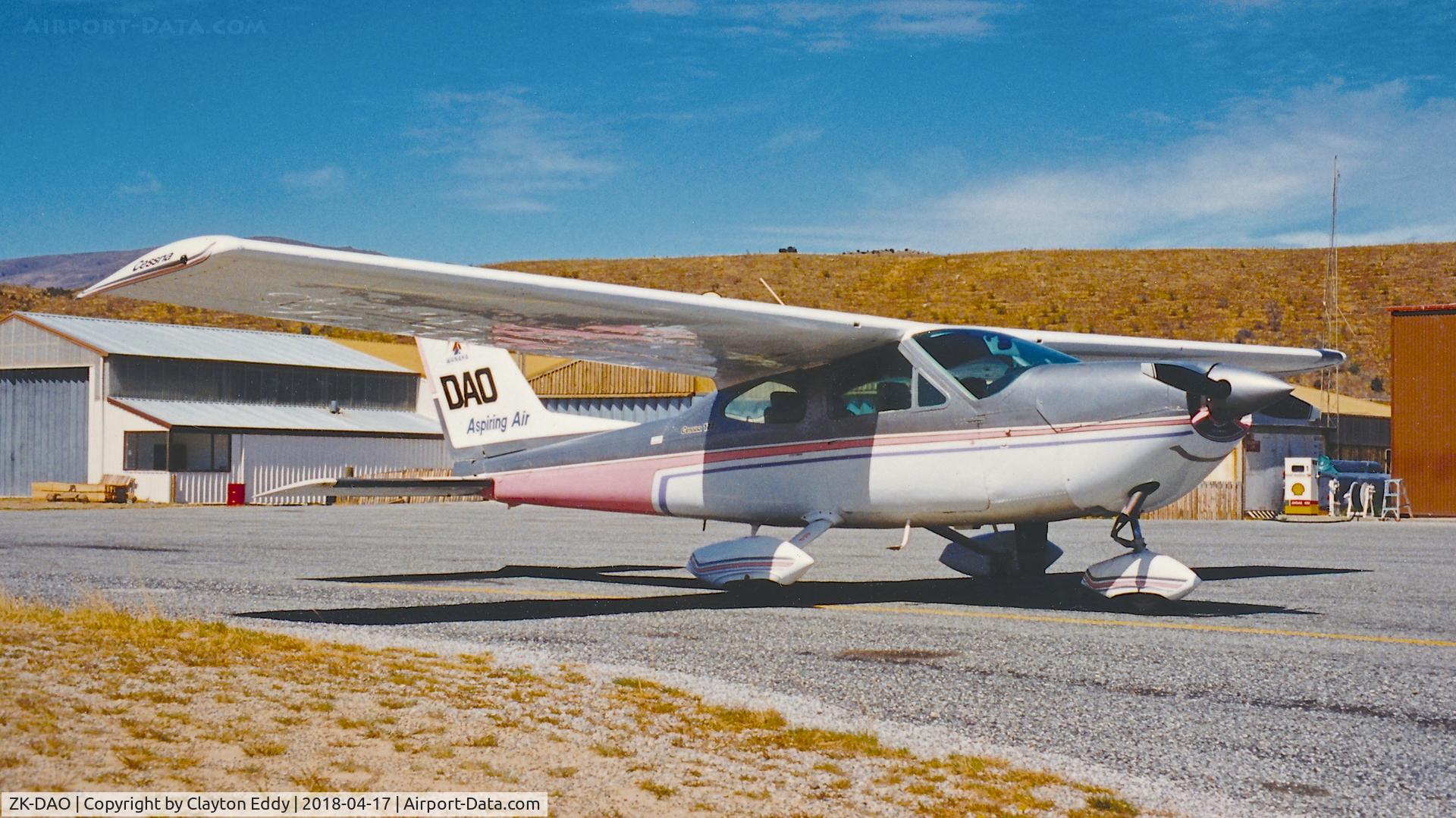 ZK-DAO, Cessna 177B Cardinal C/N 17701530, New Zealand South Island. 1990's.