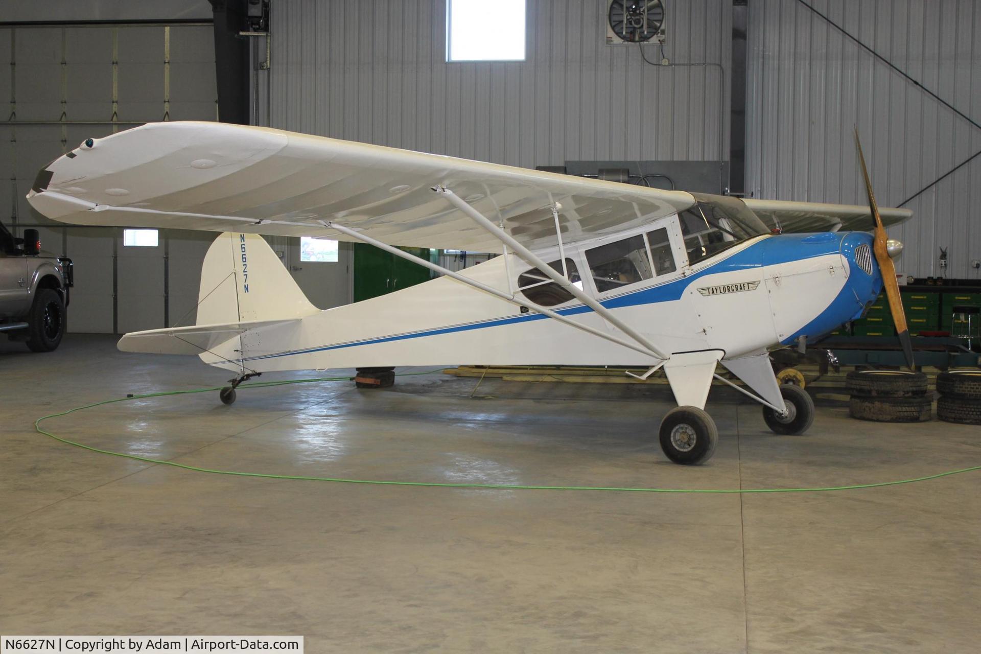 N6627N, 1950 Taylorcraft BC12-D C/N 3-13018, 1950 Taylorcraft BC12D