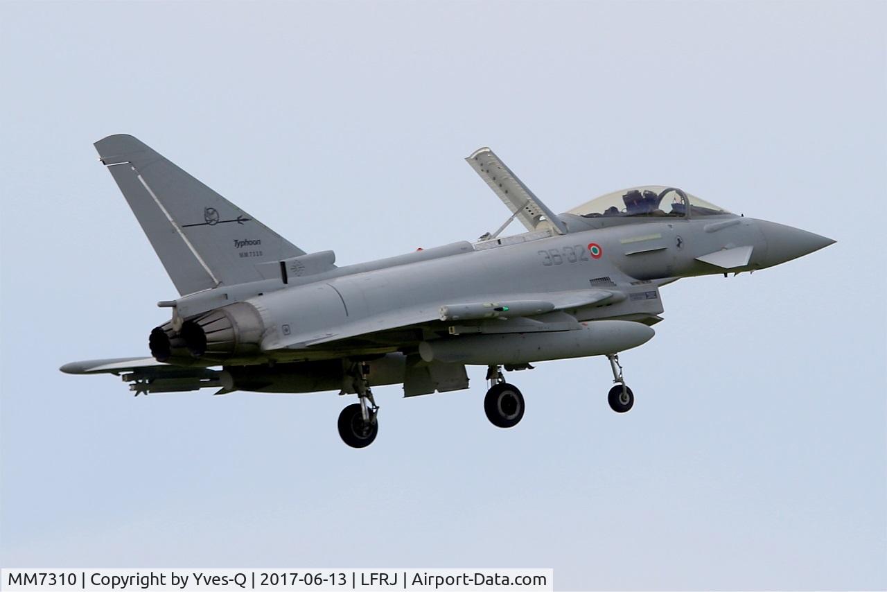 MM7310, Eurofighter EF-2000 Typhoon S C/N IS042, Eurofighter EF-2000 Typhoon S, On final rwy 08, Landivisiau Naval Air Base (LFRJ) Tiger Meet 2017
