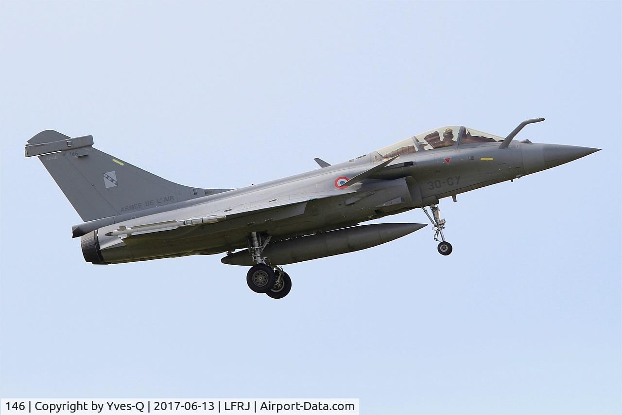 146, Dassault Rafale C C/N 146, Dassault Rafale C, On final rwy 08, Landivisiau Naval Air Base (LFRJ) Tiger Meet 2017