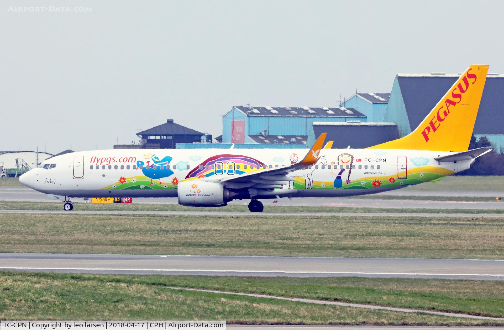 TC-CPN, 2015 Boeing 737-85R C/N 40013, Copenhagen 17.4.2018