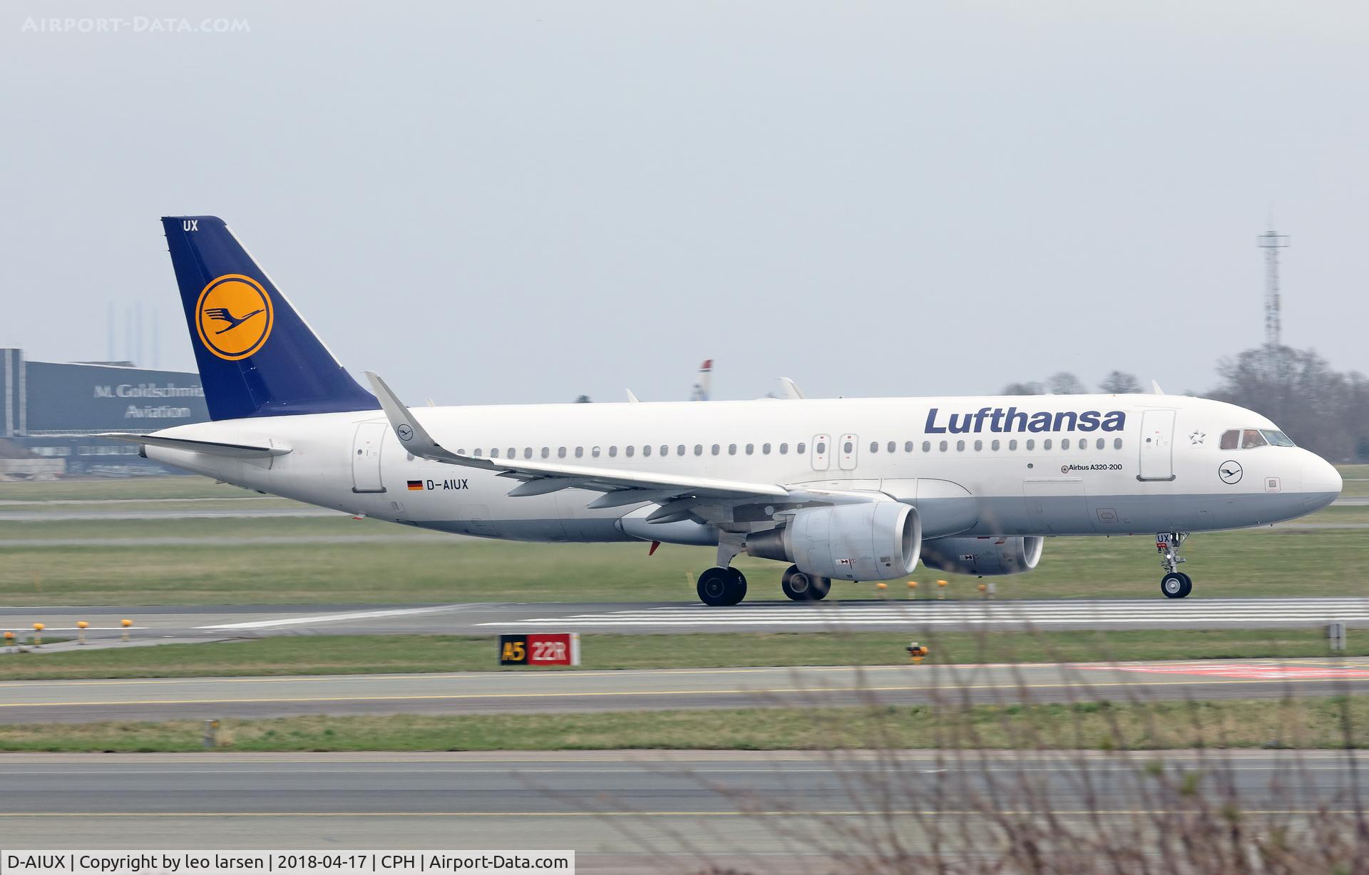 D-AIUX, 2016 Airbus A320-214 C/N 7256, Copenhagen 17.4.2018