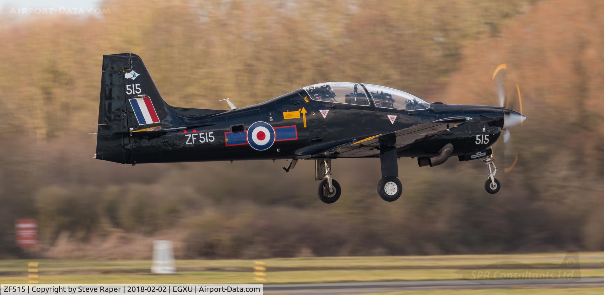 ZF515, 1992 Short S-312 Tucano T1 C/N S159/T130, Landing 03 at Linton