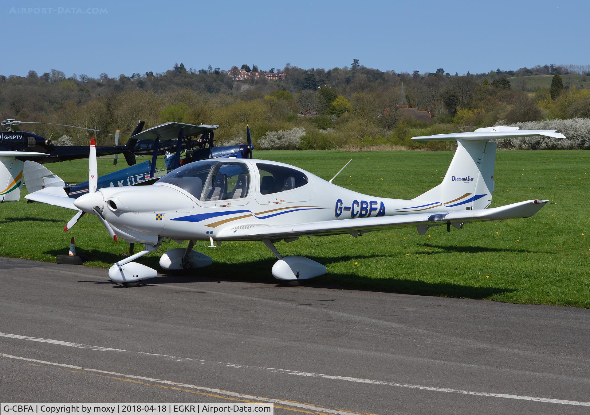 G-CBFA, 2001 Diamond DA-40 Diamond Star C/N 40.063, Diamond DA-40 at Redhill.