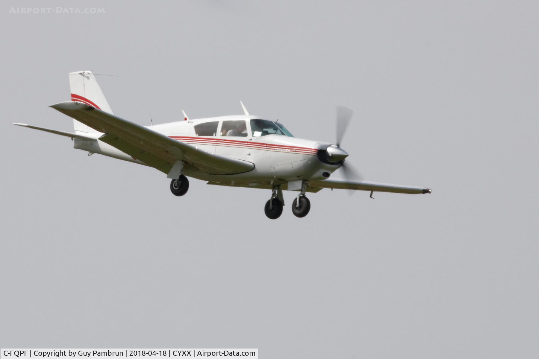 C-FQPF, 1962 Piper PA-24-250 Comanche C/N 24 3127, Landing