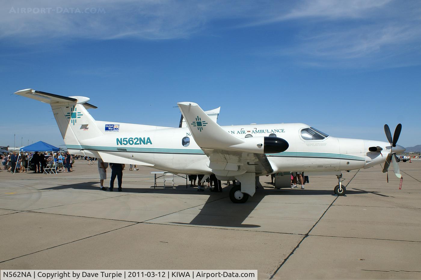 N562NA, 1997 Pilatus PC-12/45 C/N 174, Native American Air Ambulance.