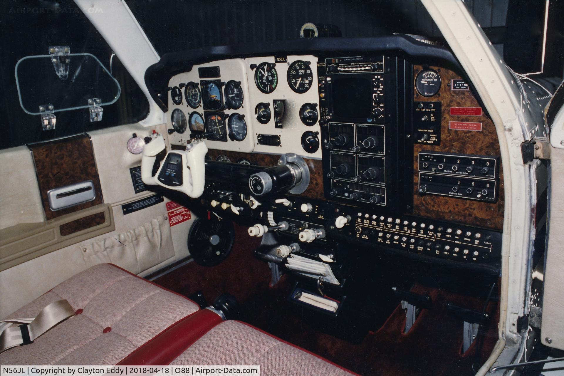 N56JL, 1977 Beech V35B Bonanza C/N D-10094, Old Rio Vista Airport early 1990's.