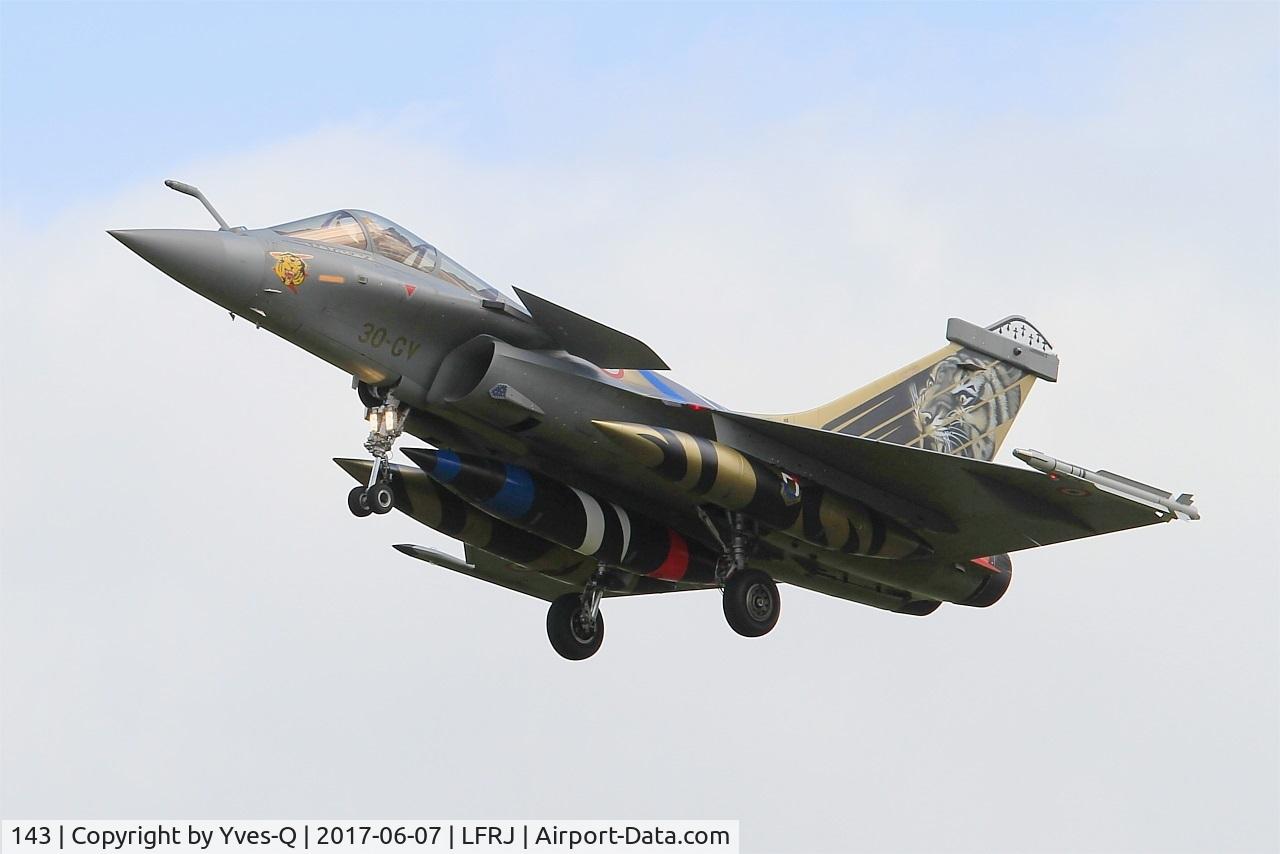 143, 2013 Dassault Rafale C C/N 143, Dassault Rafale C, On final rwy 26, Landivisiau Naval Air Base (LFRJ) Tiger Meet 2017