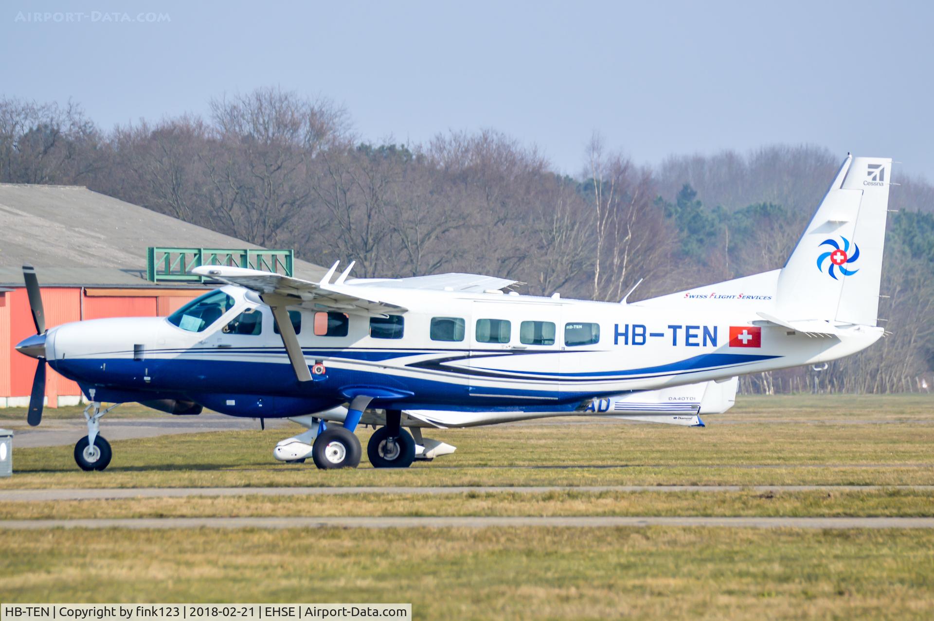 HB-TEN, 2015 Cessna 208B GrandCaravan EX C/N 208B-5183, Cessna208 at Seppe