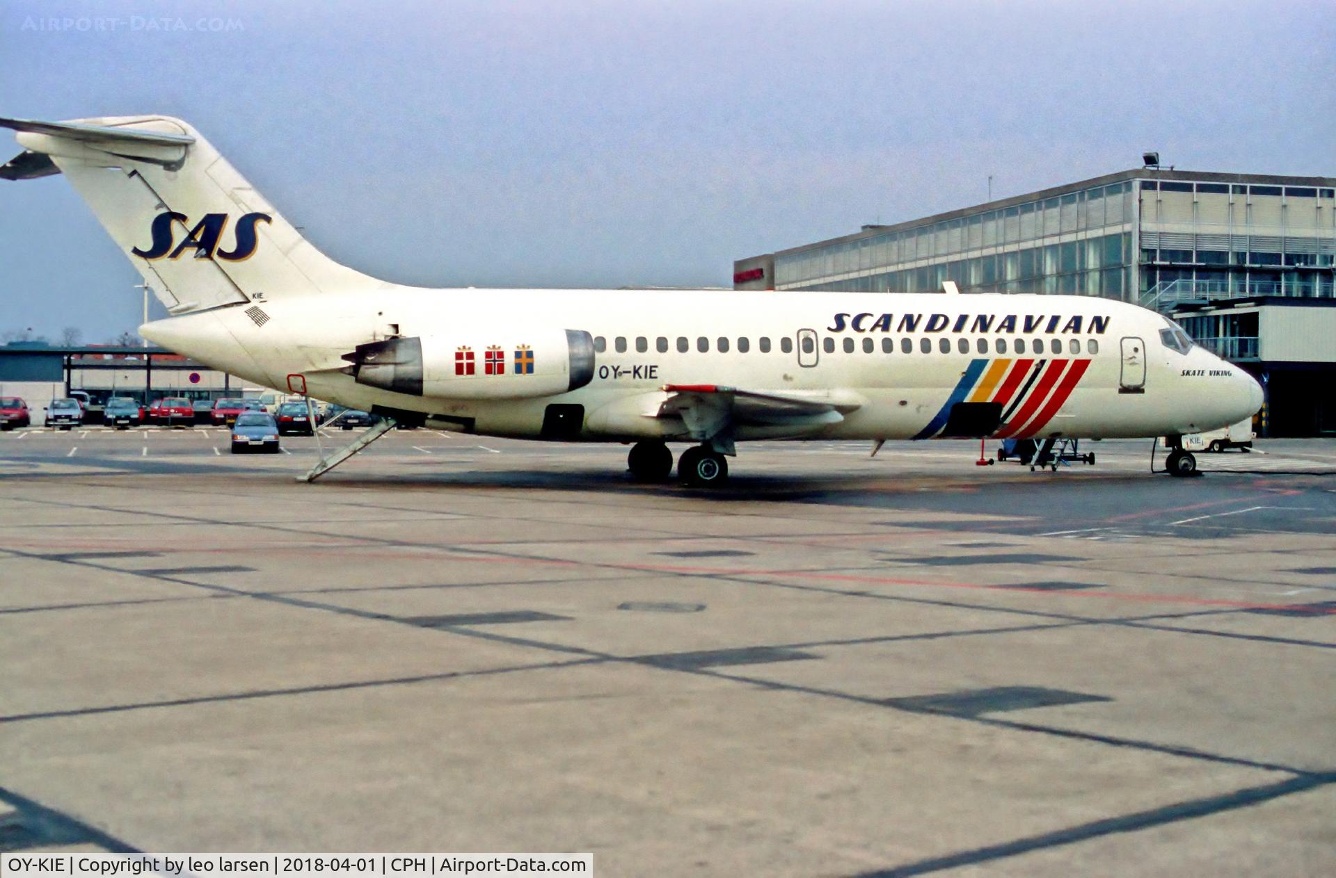 OY-KIE, 1969 Douglas DC-9-21 C/N 47306, Copenhagen 1.4.1992