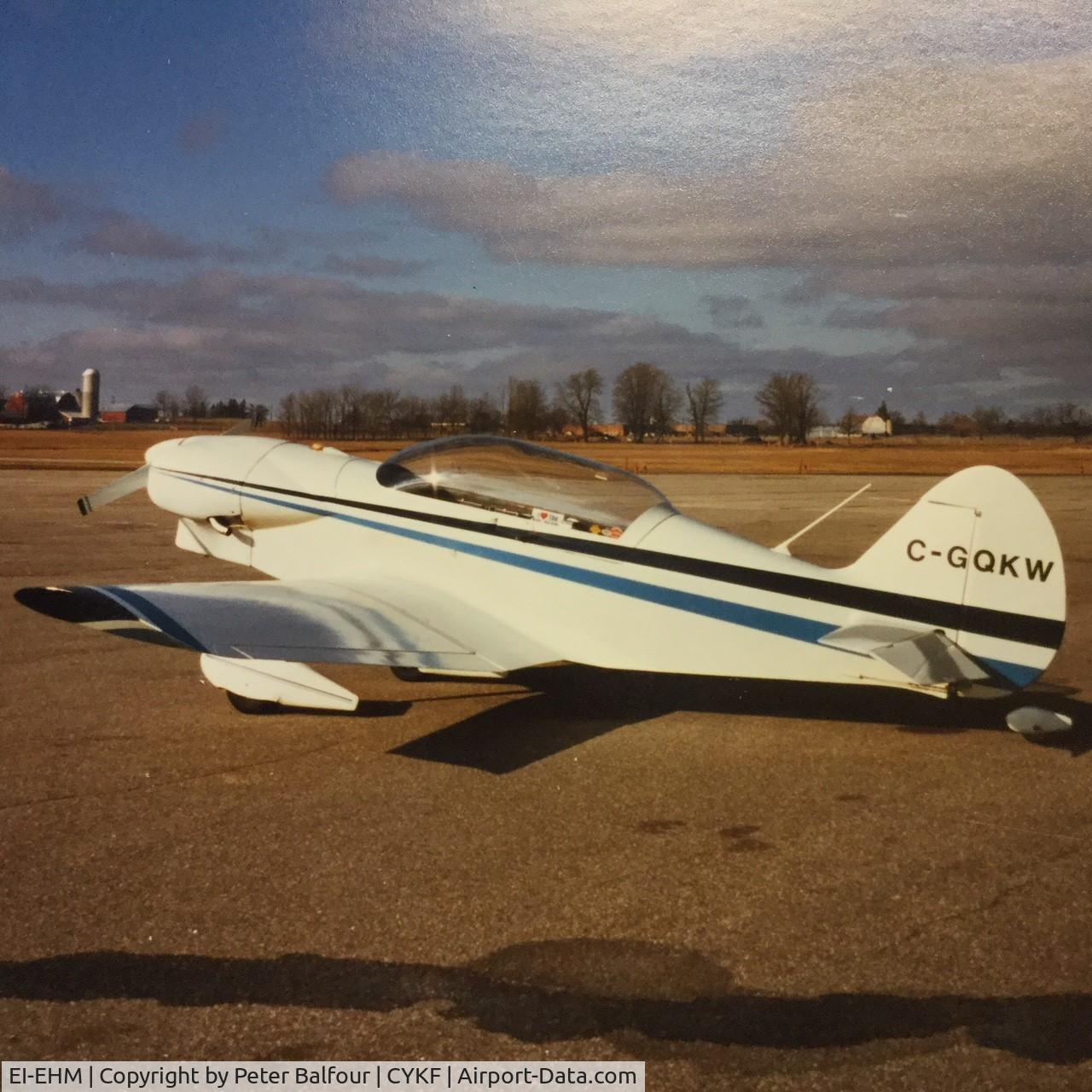EI-EHM, 1982 Rand KR-2T C/N 1554, This photo was of the aircraft shortly after its test flight in 1982.  I was the original owner.  I purchased the aircraft as a project and finished it in my fathers garage when I was 22 years old.  Great to see its still around!