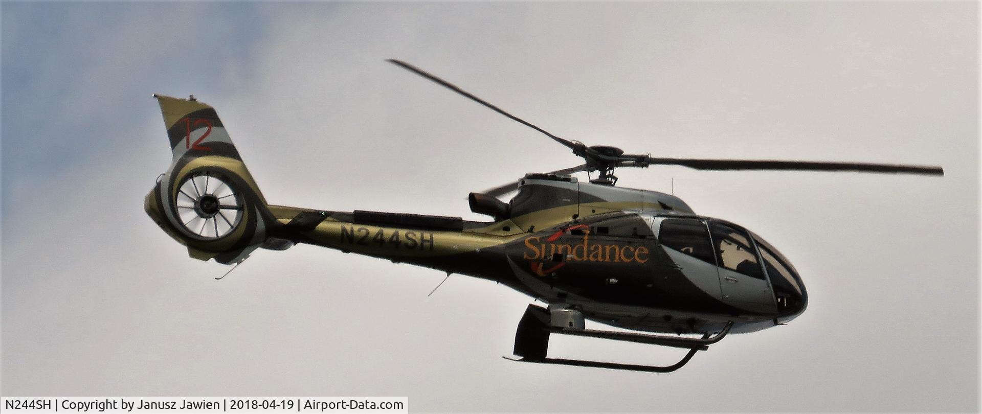 N244SH, 2015 Airbus Helicopters EC-130T-2 C/N 8157, Foto taken flying over Sepulveda Wildlife Preserve in Van Nuys CA