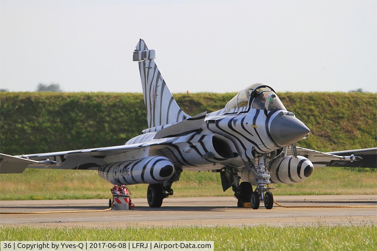 36, Dassault Rafale M C/N 36, Dassault Rafale M, Flight line, Landivisiau Naval Air Base (LFRJ) Tiger Meet 2017