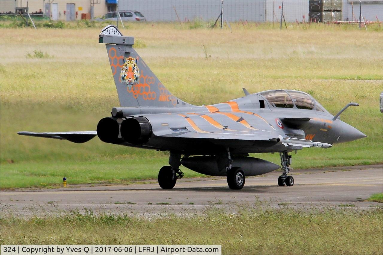 324, Dassault Rafale B C/N 324a, Dassault Rafale B, Taxiing to flight line, Landivisiau Naval Air Base (LFRJ) Tiger Meet 2017