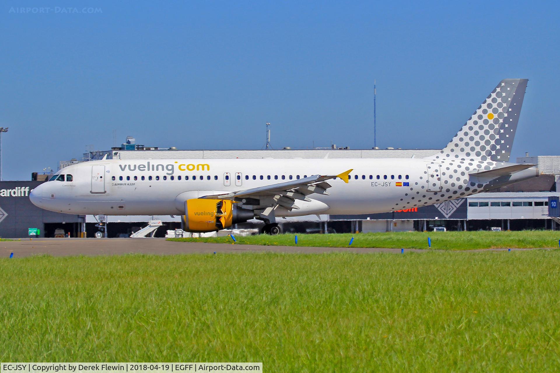 EC-JSY, 2006 Airbus A320-214 C/N 2785, Vueling Airlines, A320, Call sign Vueling 12AV, out of Alicante