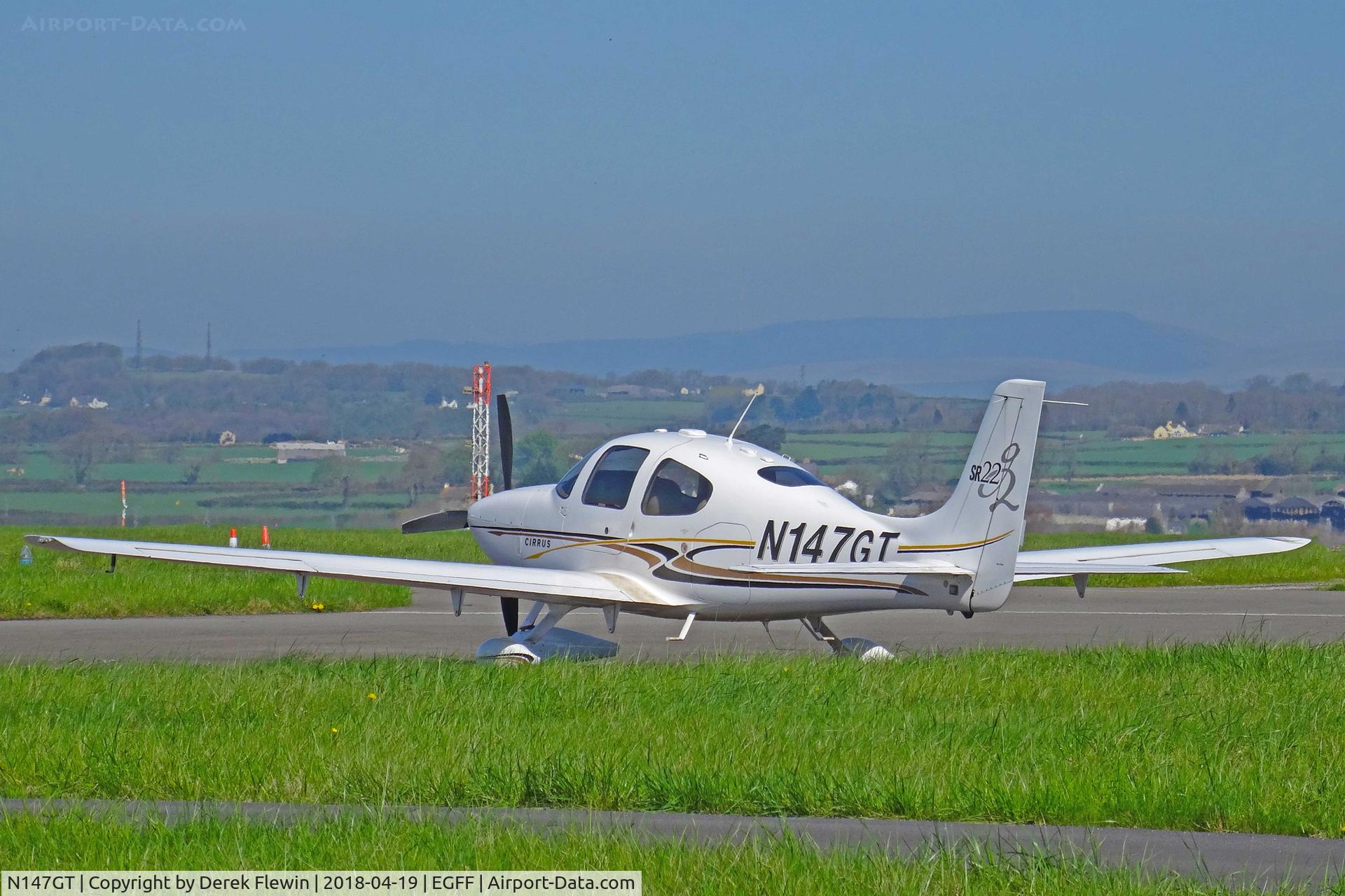 N147GT, 2004 Cirrus SR22 G2 C/N 1069, Cirrus SR22G2, Blackpool based, seen parked up.