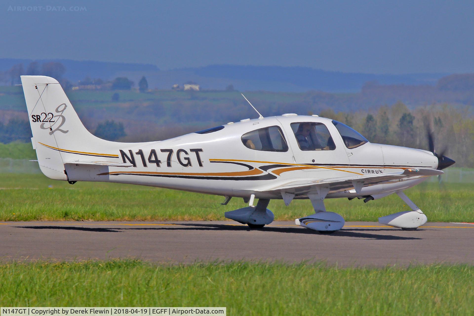 N147GT, 2004 Cirrus SR22 G2 C/N 1069, Cirrus SR22G2, power checks prior to departing en-route to Blackpool.