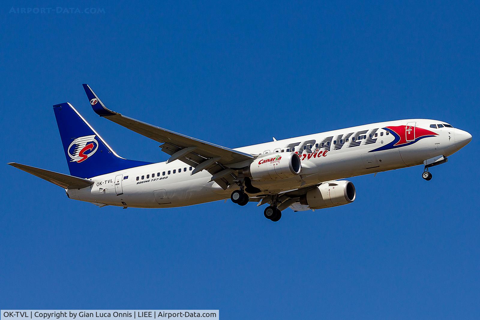 OK-TVL, 2010 Boeing 737-8FN C/N 37076, LANDING