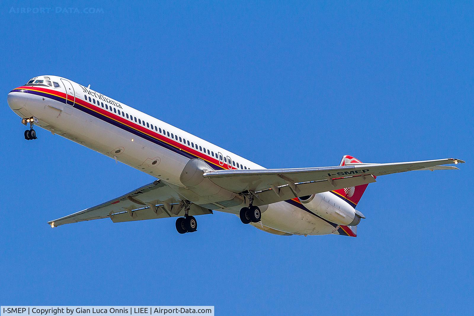 I-SMEP, 1989 McDonnell Douglas MD-82 (DC-9-82) C/N 49740, LANDING 14R