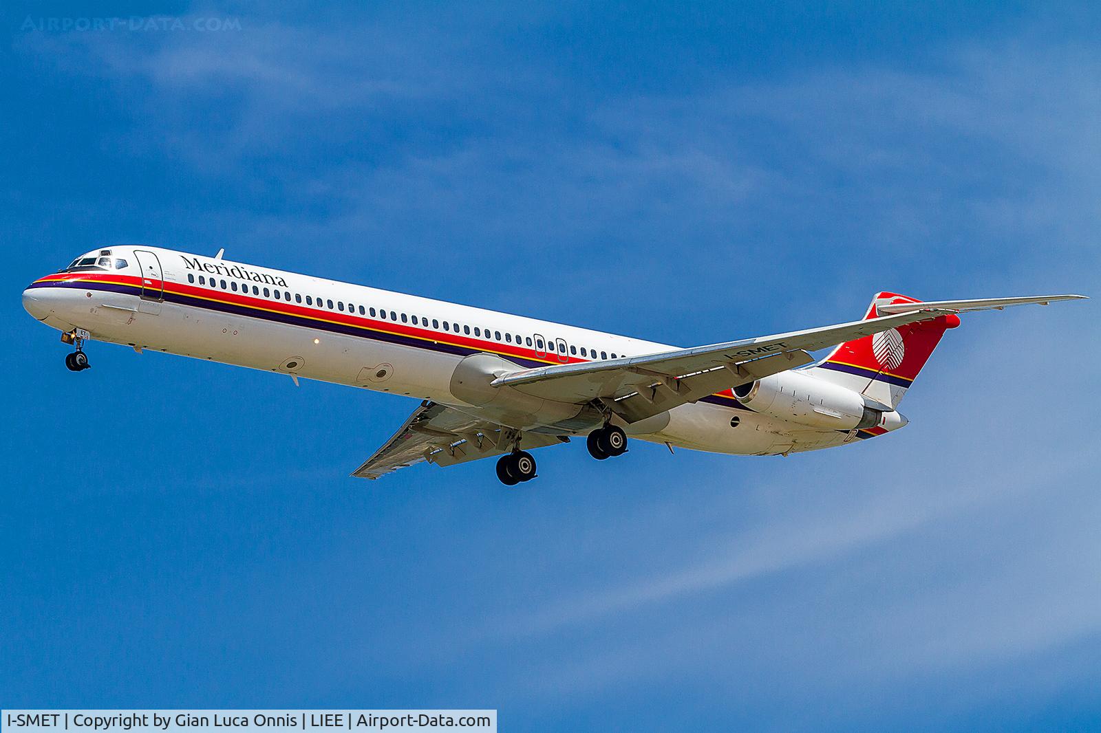 I-SMET, 1987 McDonnell Douglas MD-82 (DC-9-82) C/N 49531, LANDING 14R
