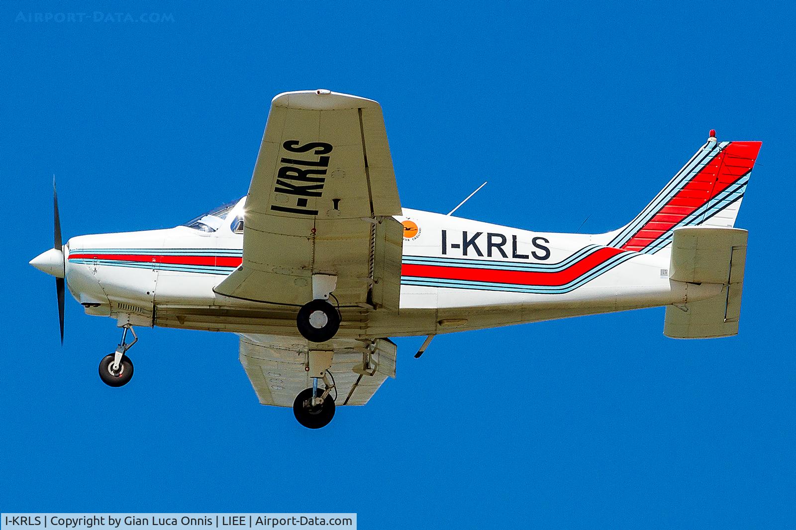 I-KRLS, 1988 Piper PA-28-161 Warrior II C/N 28-41033, LANDING 14R